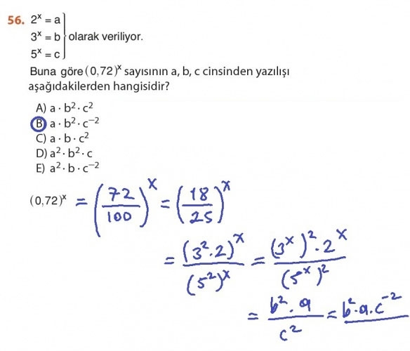 9. Sınıf Matematik Sayfa 184-194 Cevapları 56